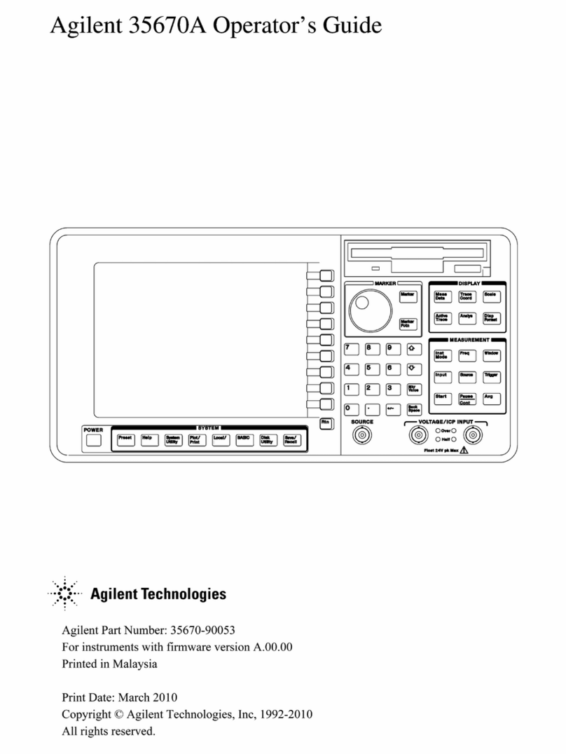 Agilent Technologies 35670A Manual Agilent Technologies 35670A Manual