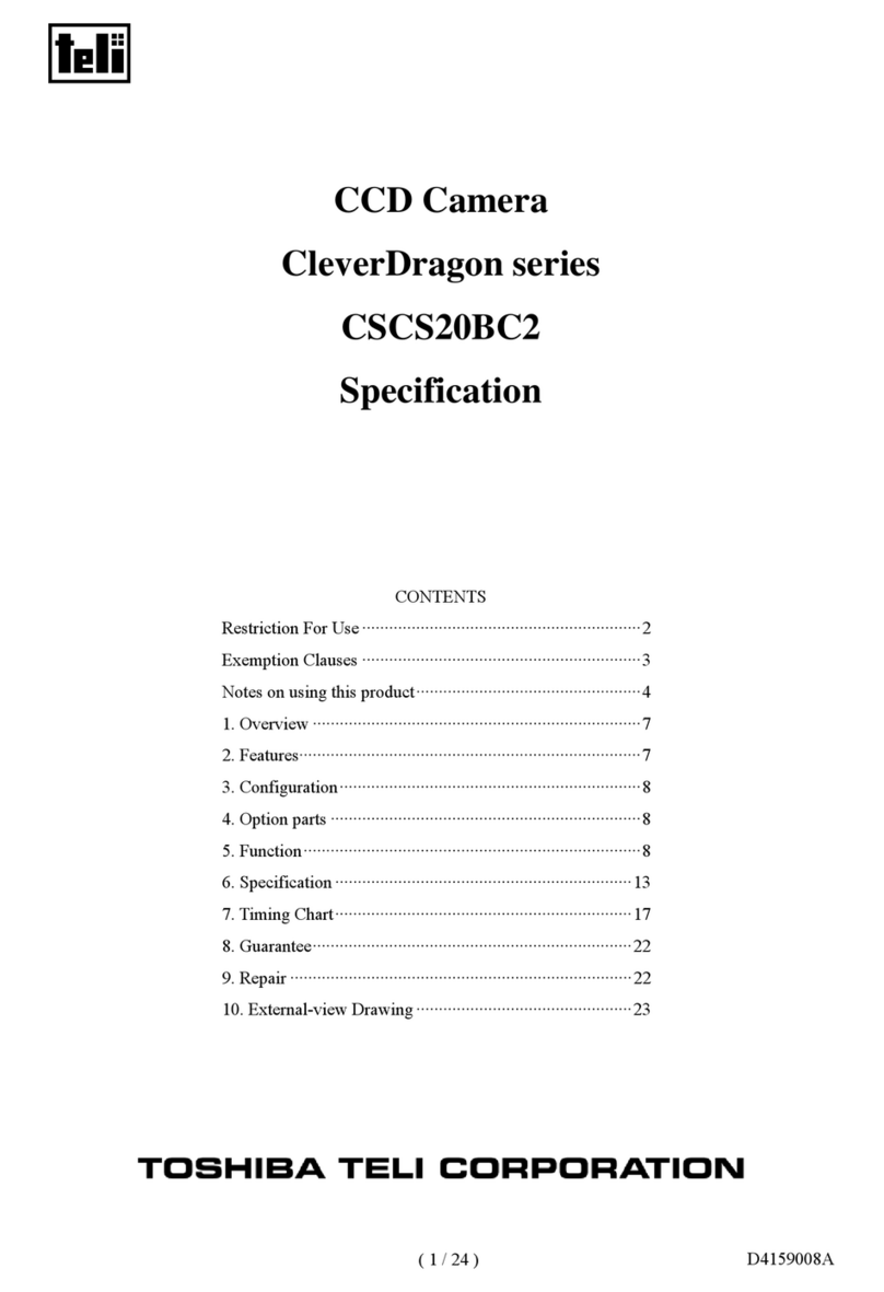 Teli CSCS20BC2 manual