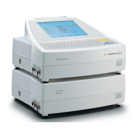 Sartorius Sartocheck 4 plus User manual Sartorius Sartocheck 4 plus User manual