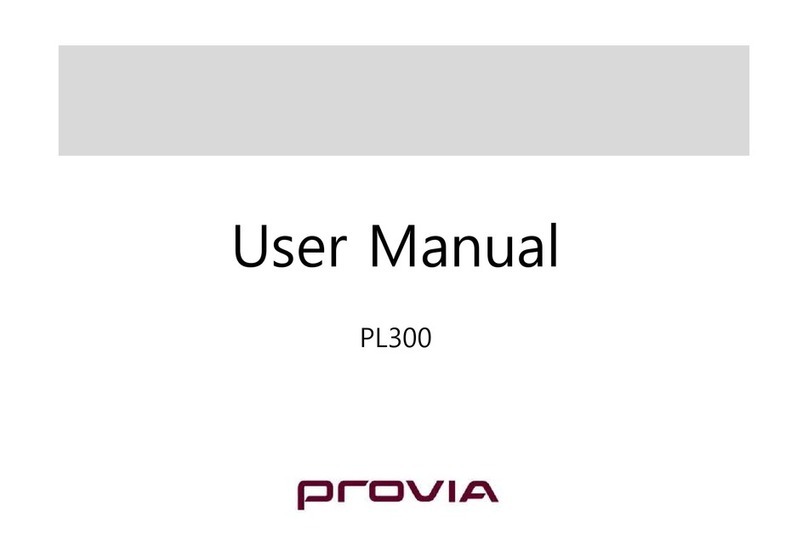 Provia PL300 user manual