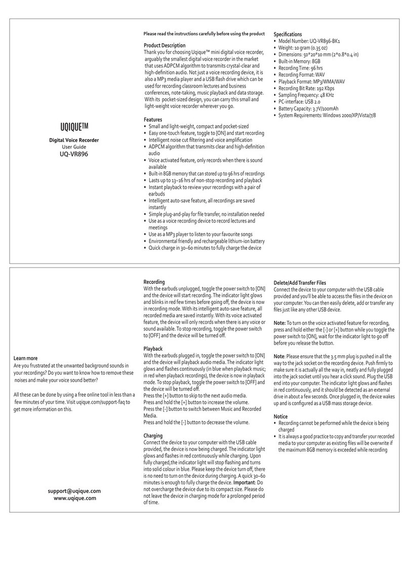 Uqique UQ-VR896 user guide