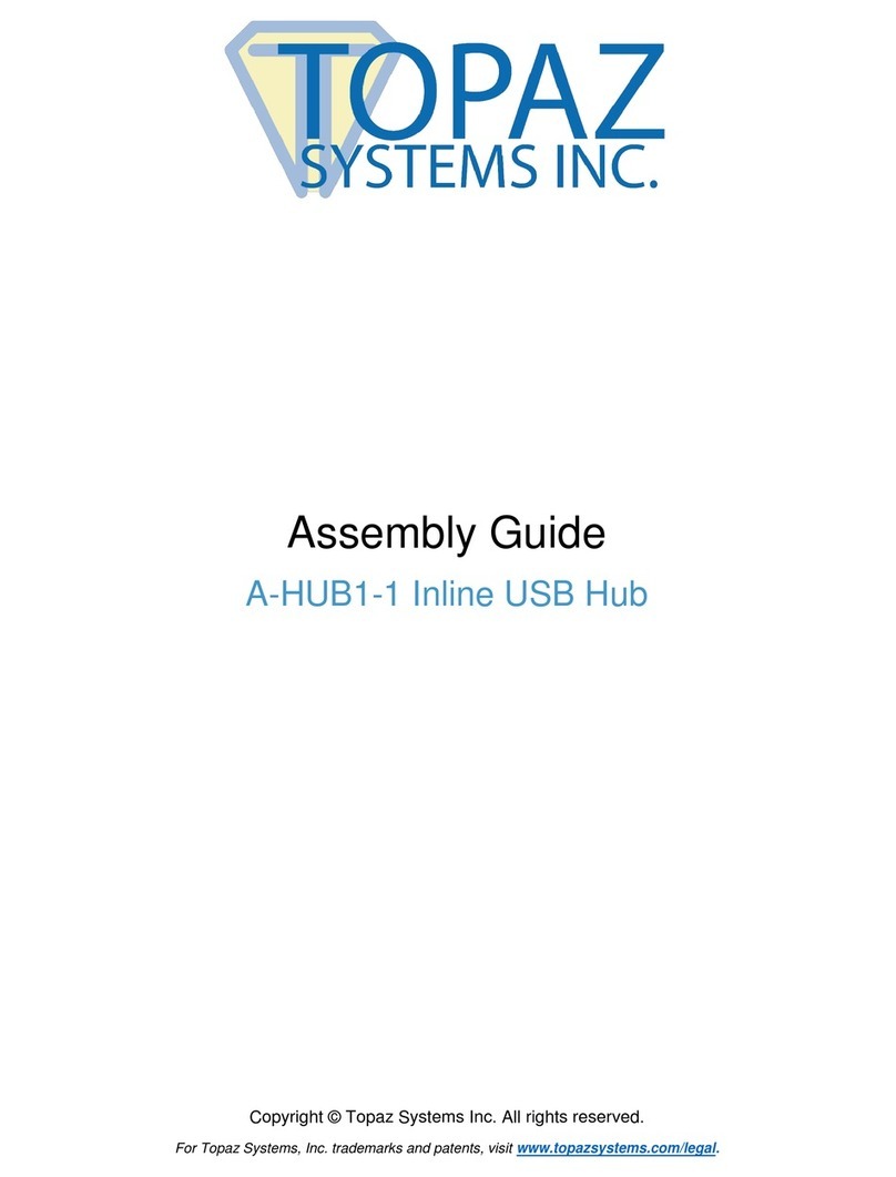 Topaz Systems A-HUB1-1 Assembly guide
