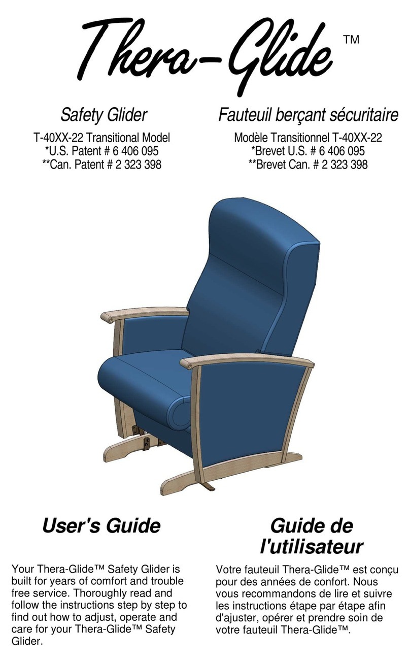 LPA Medical Thera-Glide T-40XX-22 Series User manual