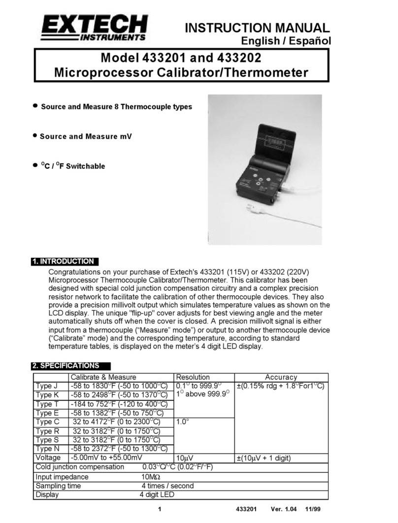 Extech Instruments 433201 User manual