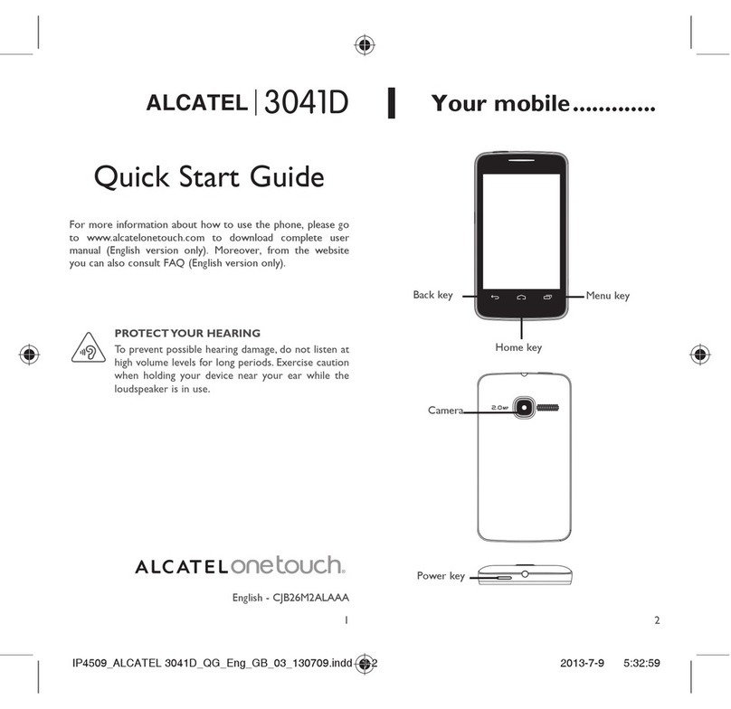 Alcatel 3041D User manual