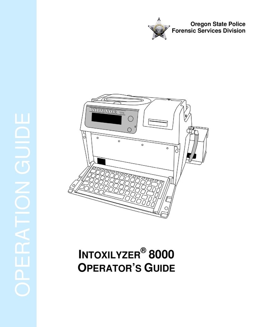 LION INTOXILYZER 8000 Manual