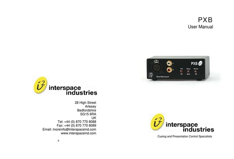 Interspace Industries PXB user manual