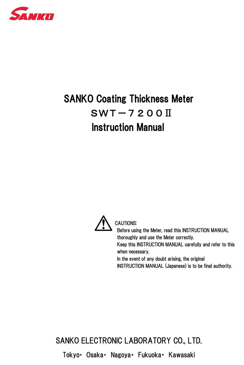SANKO SWT-7200 II instruction manual
