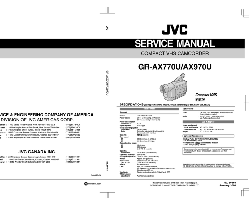 JVC GR-AX770U User manual