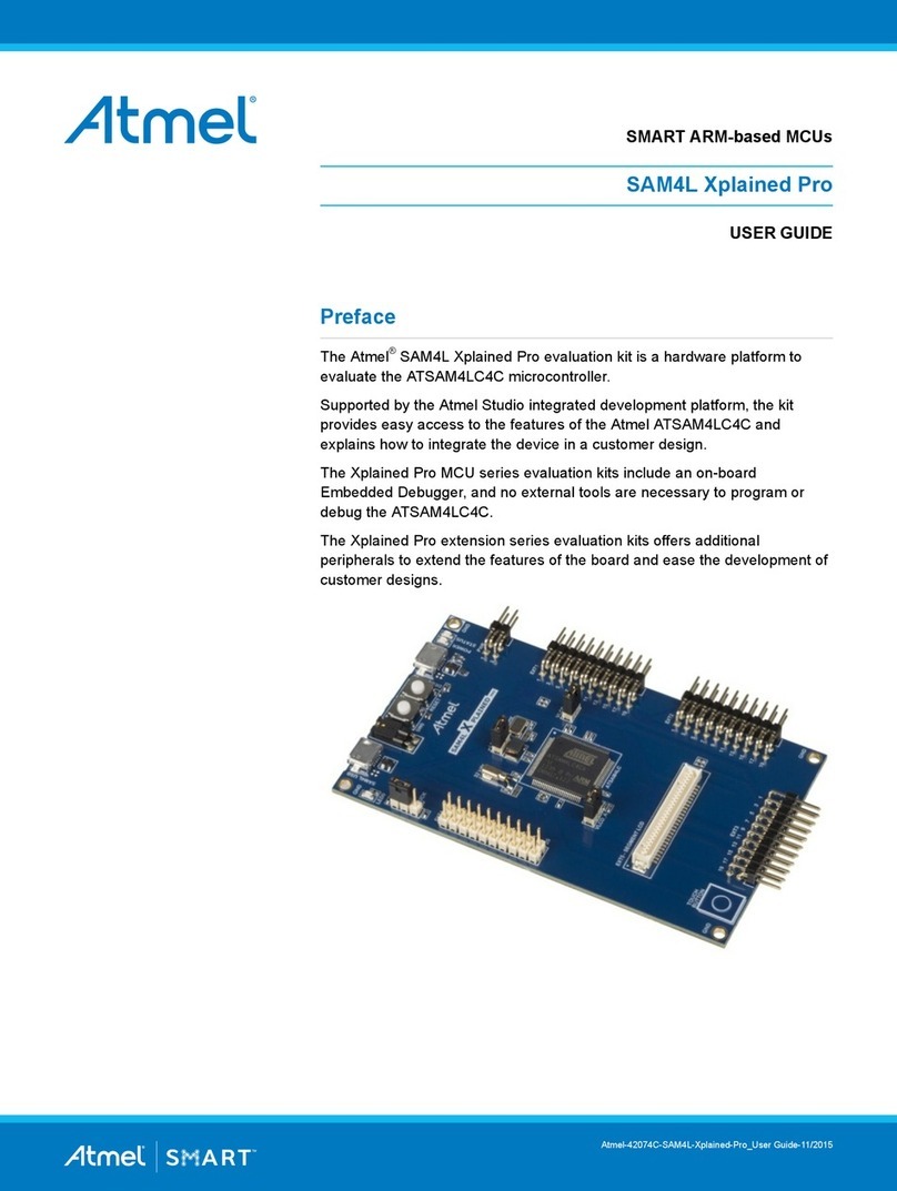 Atmel SAM4L Xplained Pro User manual Atmel SAM4L Xplained Pro User manual