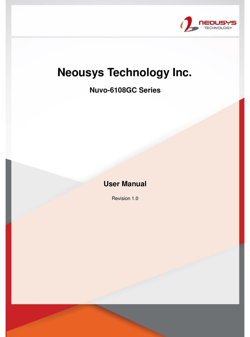 Neousys Technology Nuvo-6108GC Series User manual