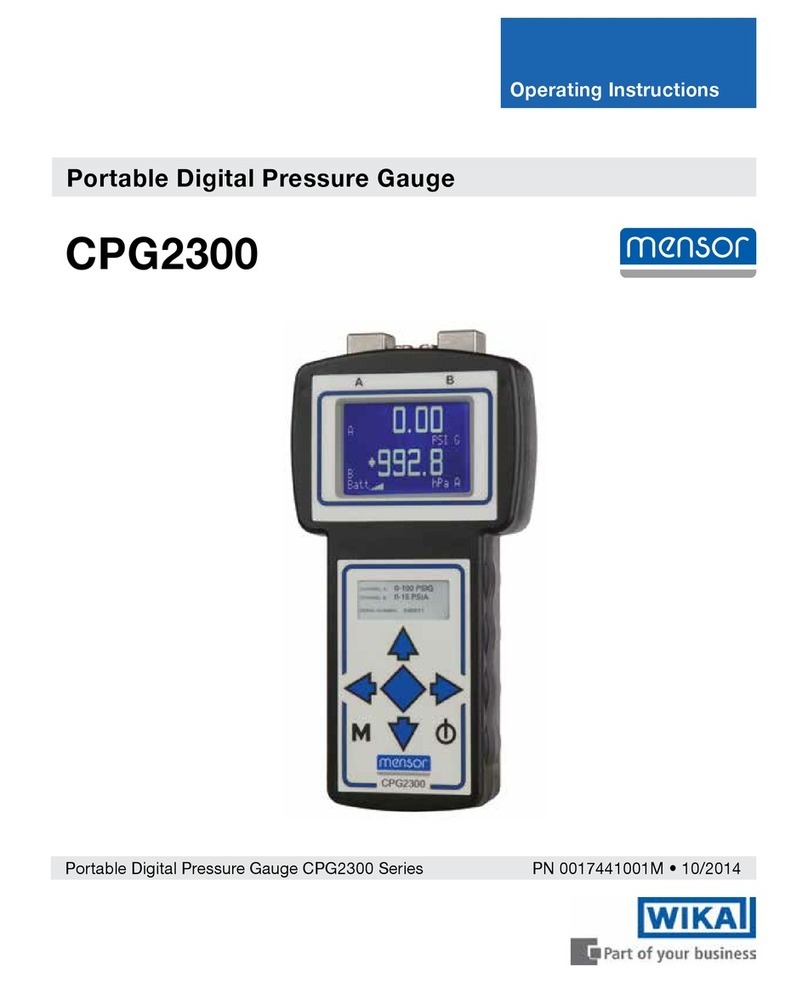 WIKA CPG2300 Series User manual
