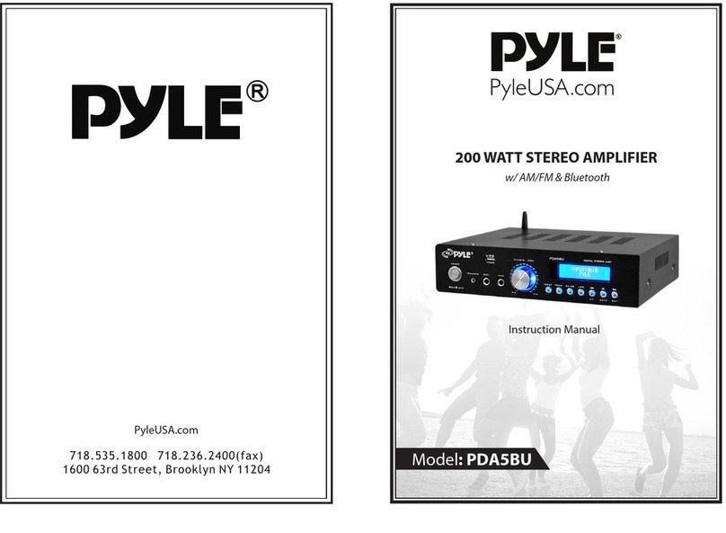 Pyle PDA5BU User manual
