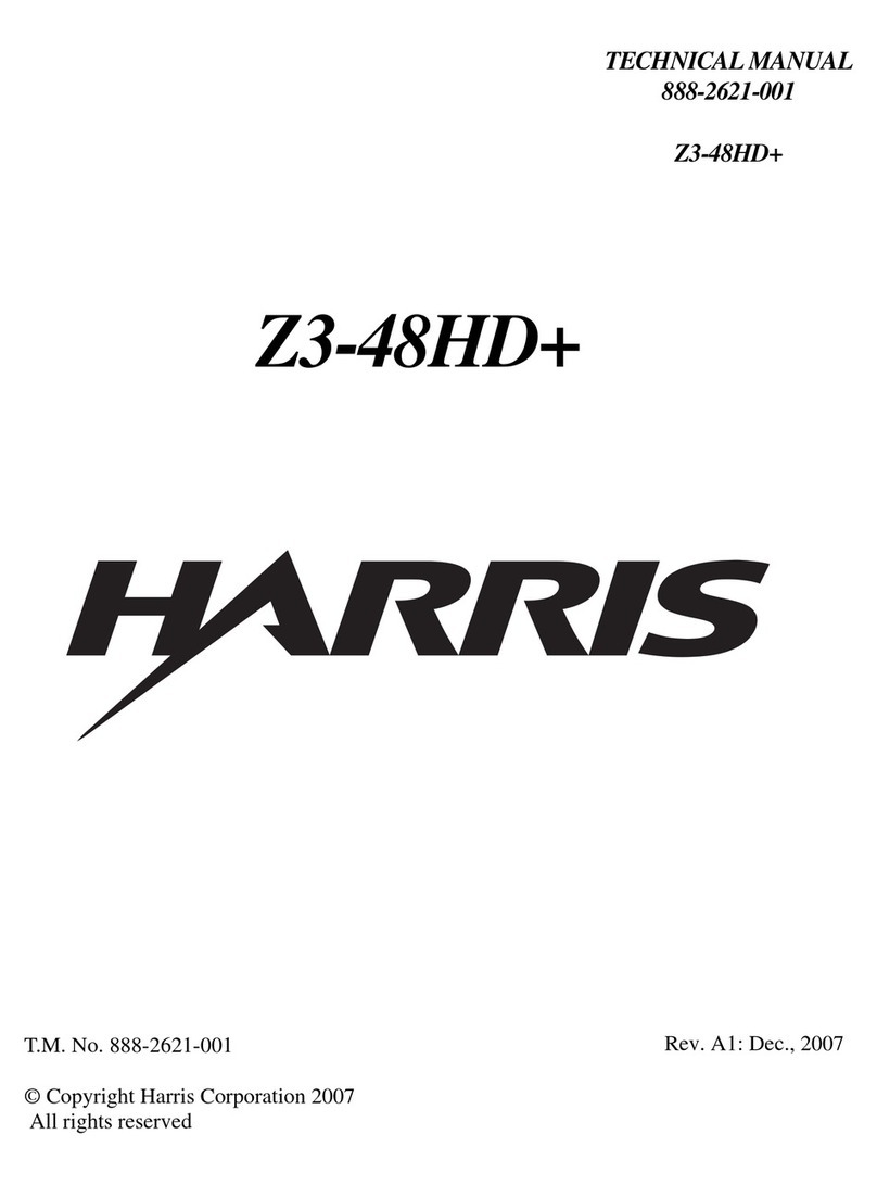 Harris Z3-48HD+ User manual