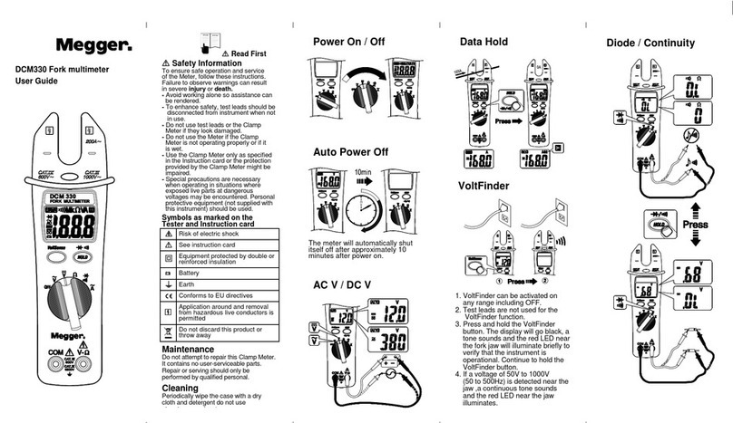 Megger DCM330 user guide