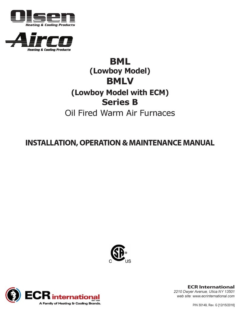 Olsen BML-60BRBU2 Installation, operation & maintenance manual