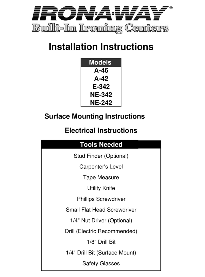 Iron-A-Way A-46 User manual