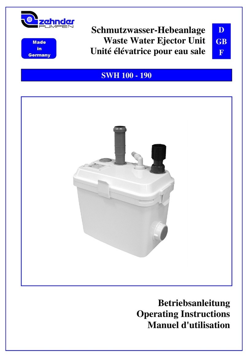 Zehnder Rittling SWH100 operating instructions