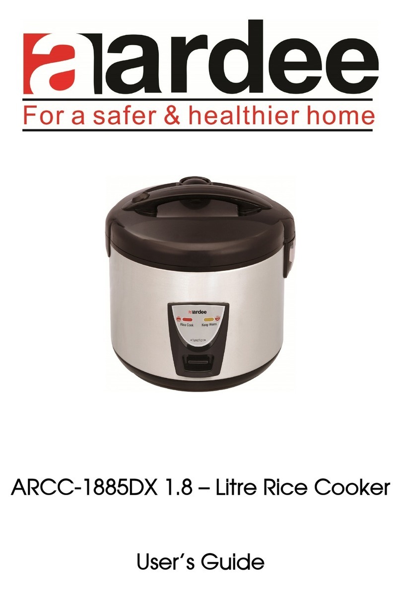 Aardee ARCC-1885DX User manual