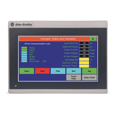 Allen-Bradley PanelView 800 2711R-T4T User manual