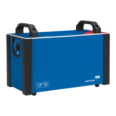 Omicron CP TD1 User manual