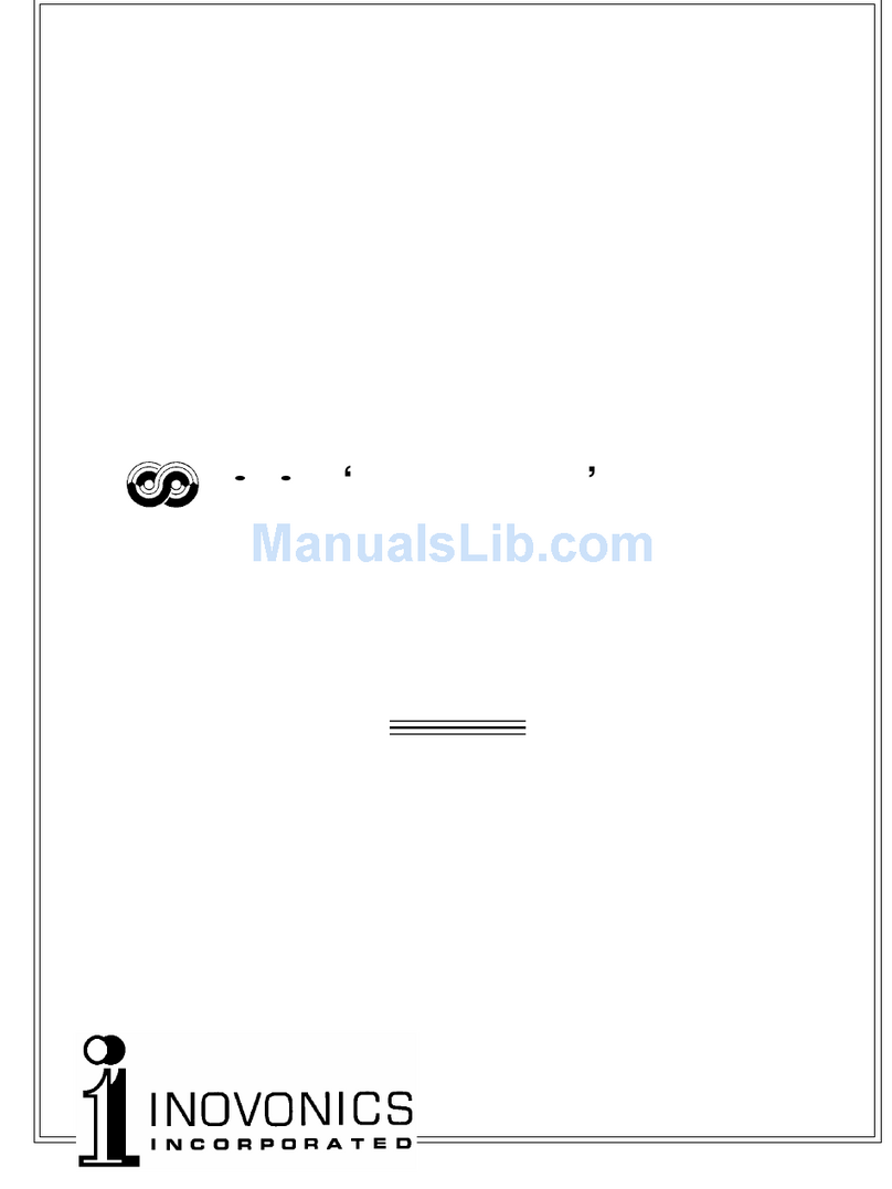 Inovonics 713 Programming and operations manual