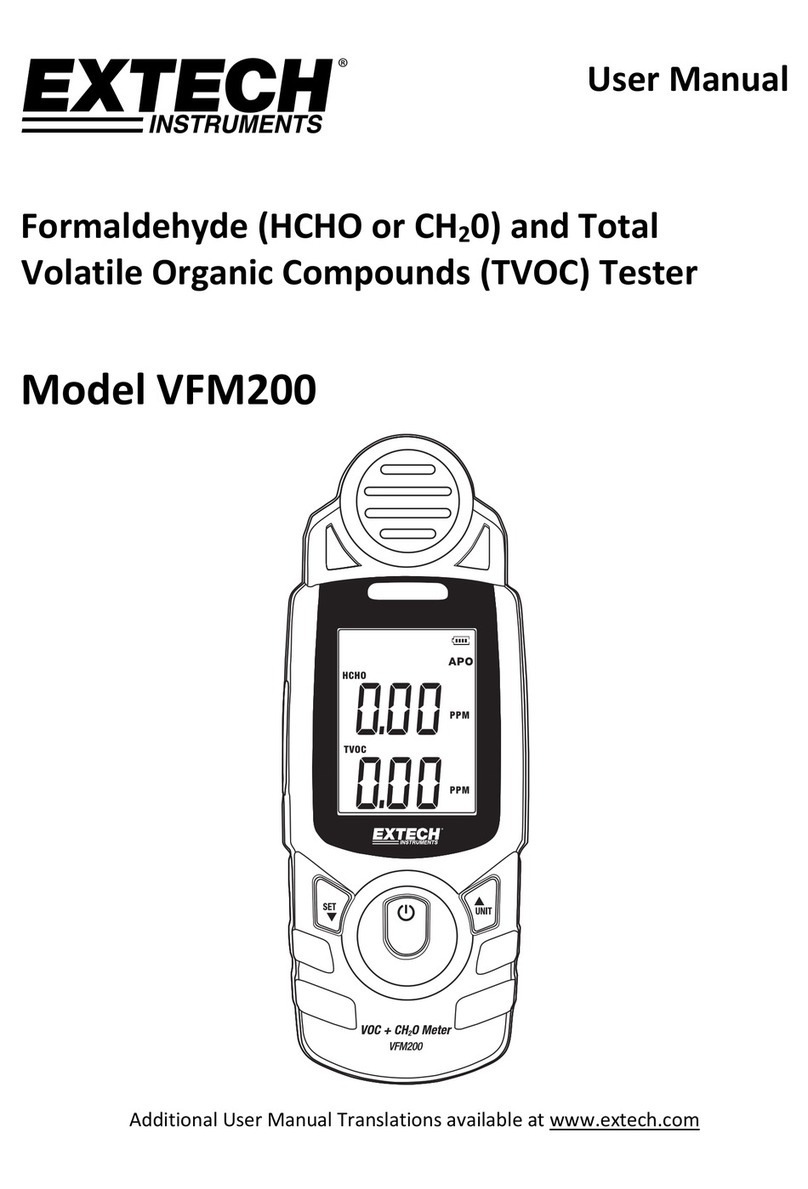 Extech Instruments VFM200 user manual