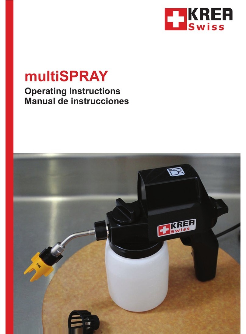 KREA Swiss multiSPRAY operating instructions