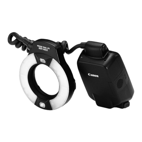 Canon MACRO SPEEDLITE MR-14EX User manual
