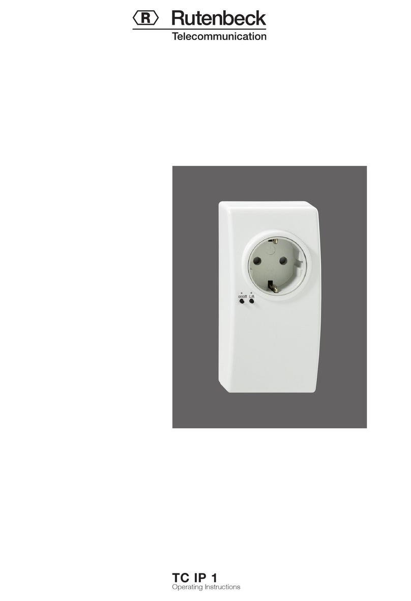 Rutenbeck TC IP 1 operating instructions