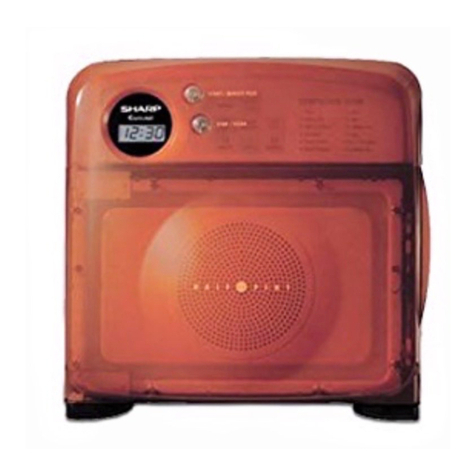 Sharp Carousel R-120D Installation manual