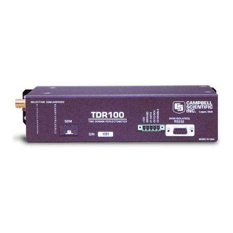 Campbell TDR100 User manual