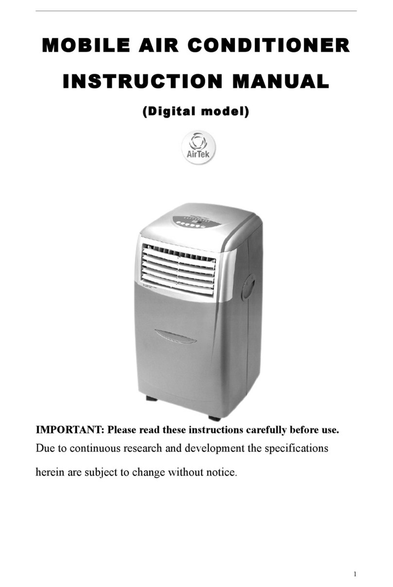 AirTek MOB-10KDCR Instruction manual