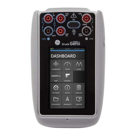Druck DPI 620 Genii user manual