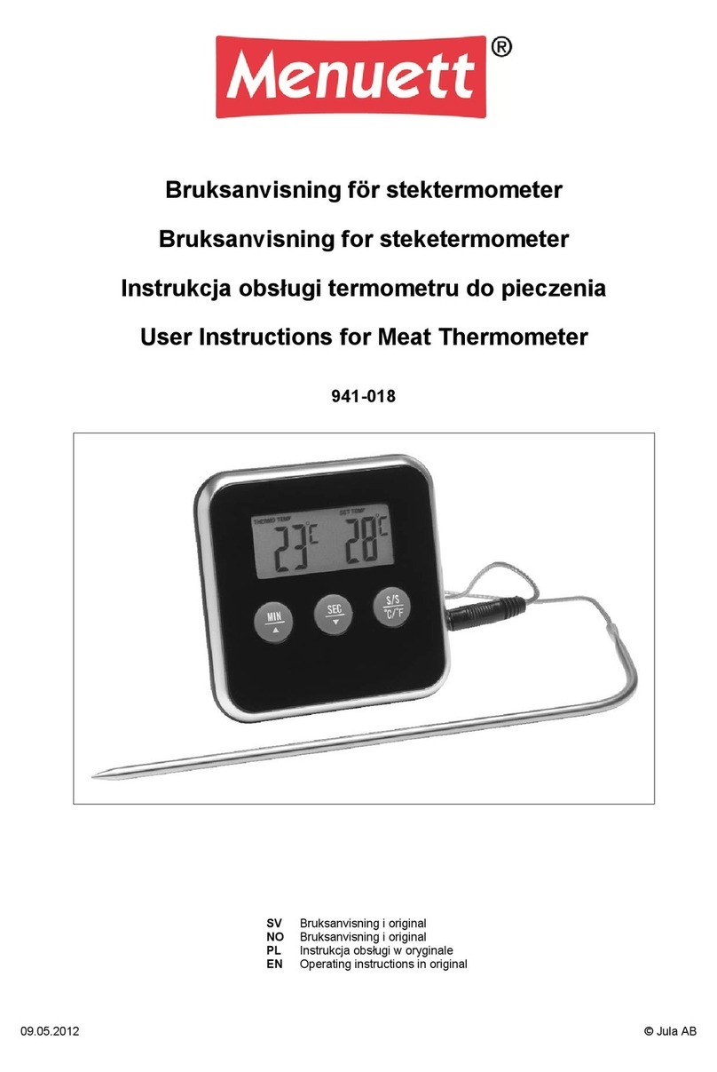 Menuett 941-018 User instructions