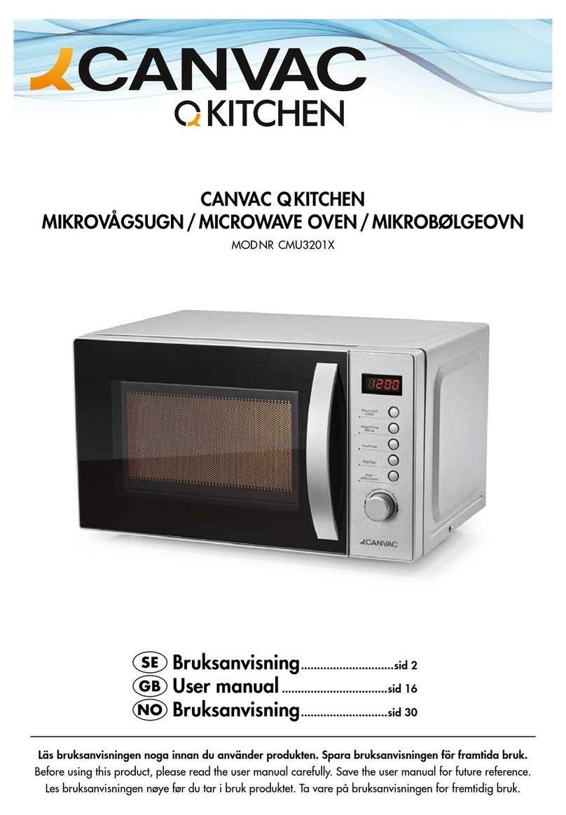 Canvac Q Kitchen CMU3201X user manual