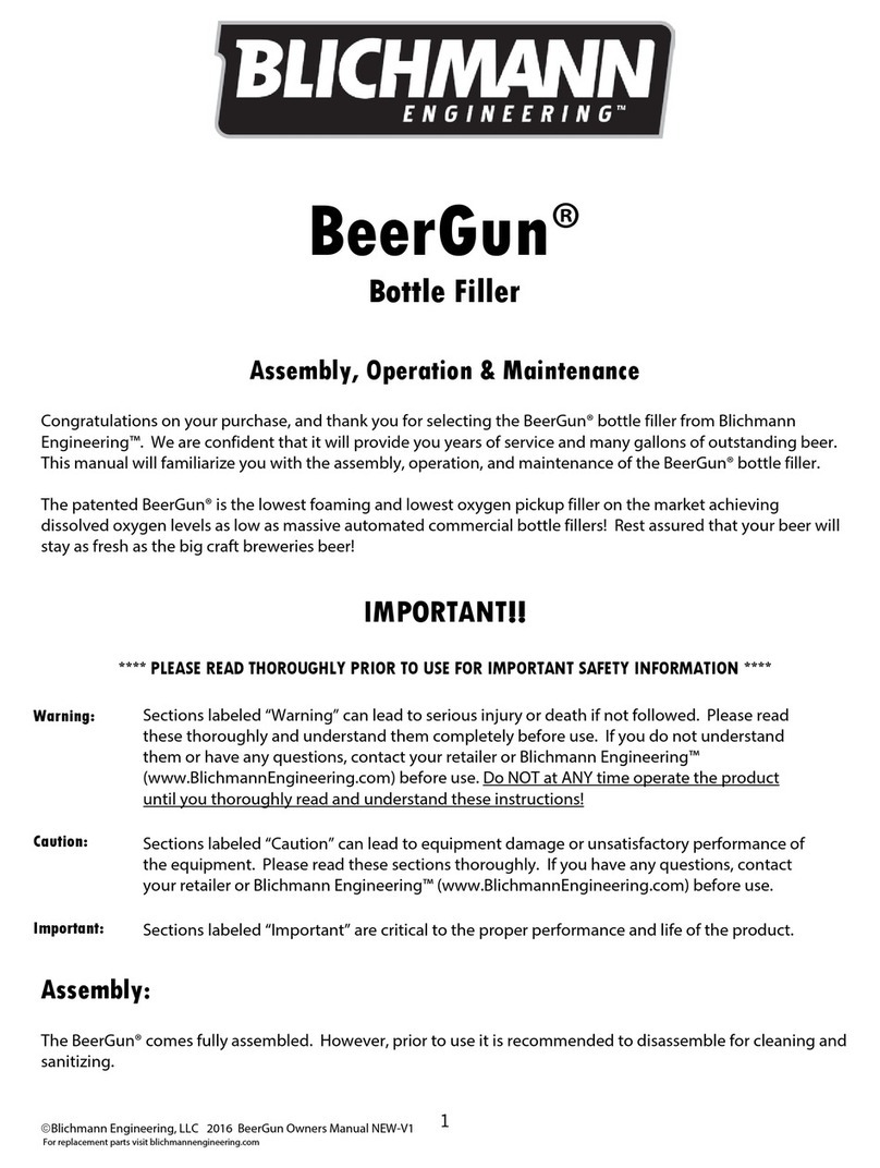 Blichmann BeerGun Assembly operation maintenance