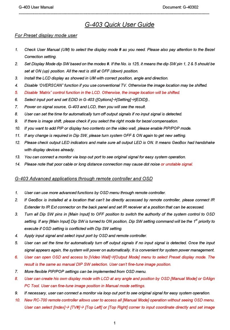 GeoBox G-403 user manual