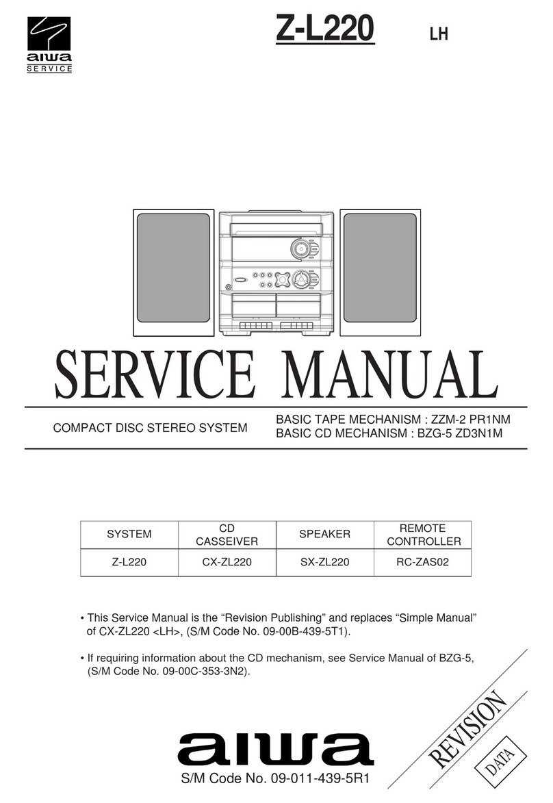 Aiwa Z-L220 User manual