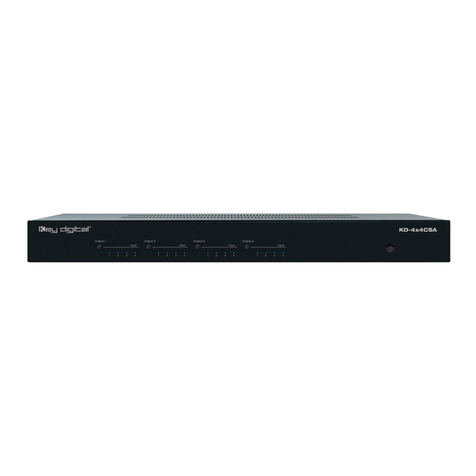 Key Digital KD-4x4CSA User manual