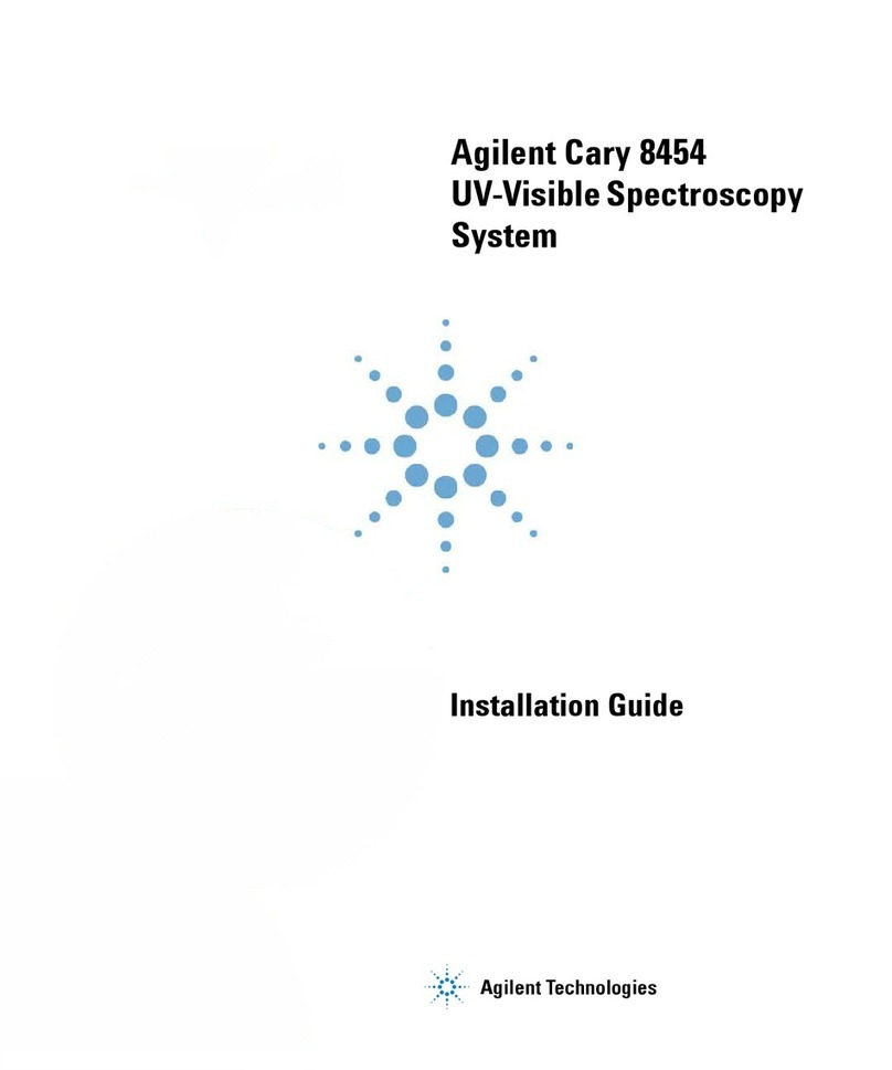 Agilent Technologies Cary 8454 User manual Agilent Technologies Cary 8454 User manual