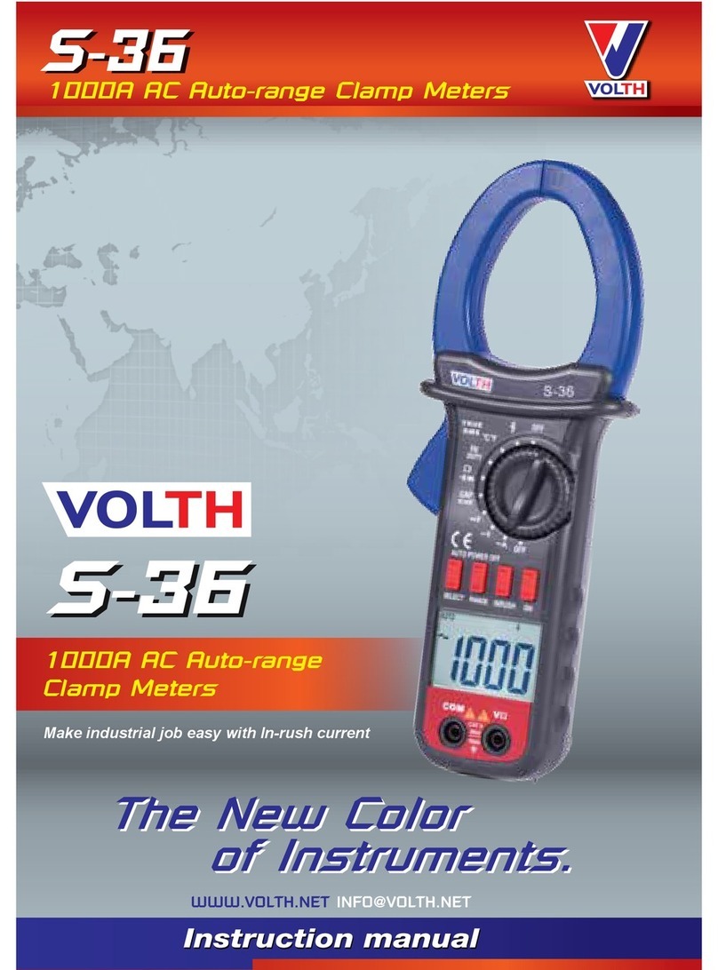 Volth S-36 instruction manual