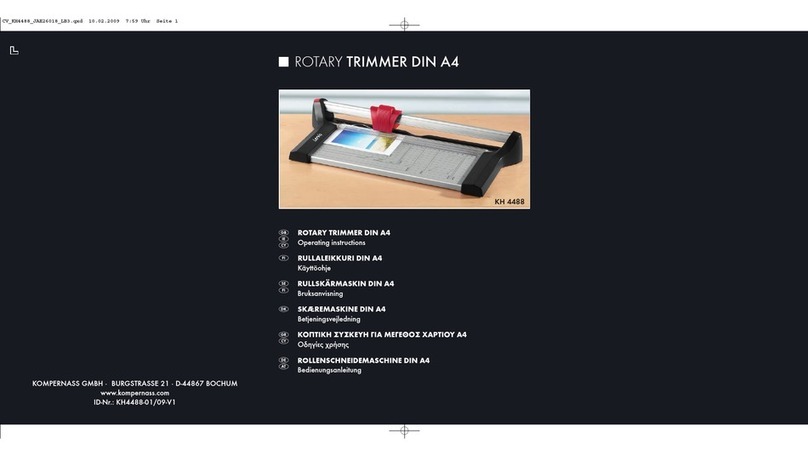 Kompernass DIN A4 operating instructions