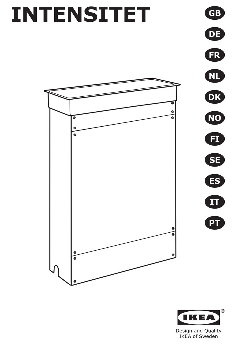 IKEA INTENSITET user manual
