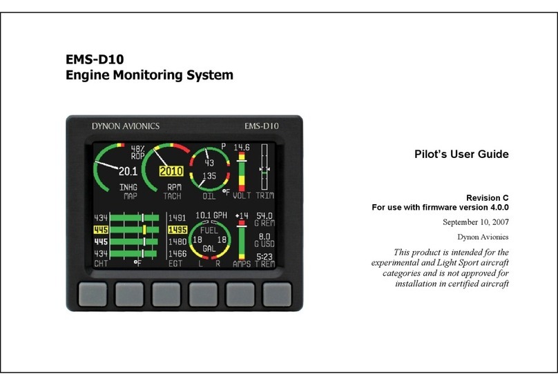 Dynon Avionics EMS-D10 User manual