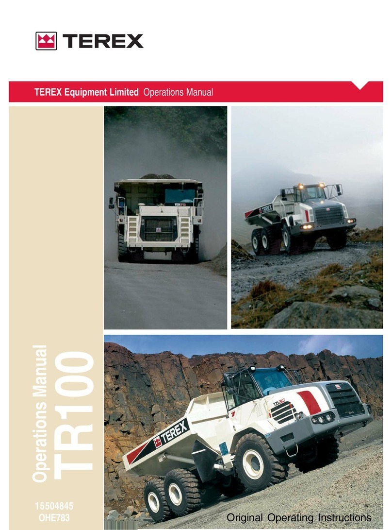 Terex TR100 Operation manual