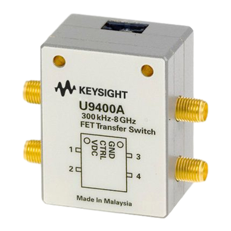 Keysight Technologies U9400A Service manual Keysight Technologies U9400A Service manual