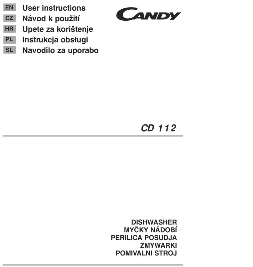 Candy CD 112 User manual