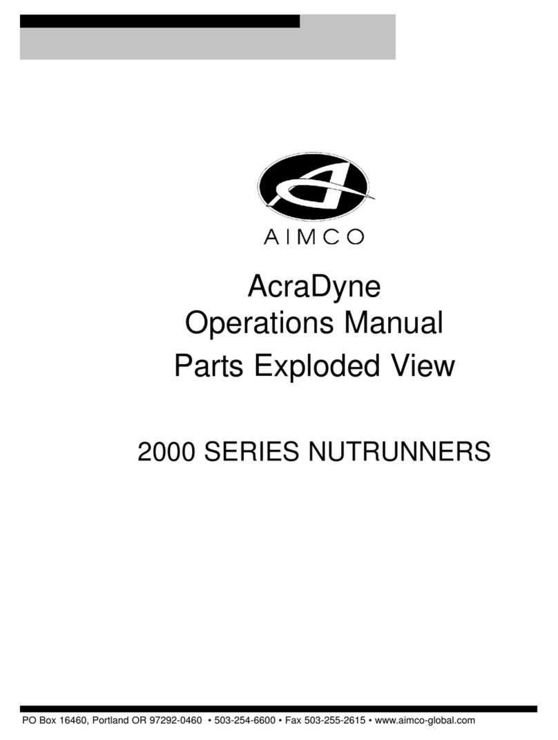 Aimco 2000 SERIES Operation manual