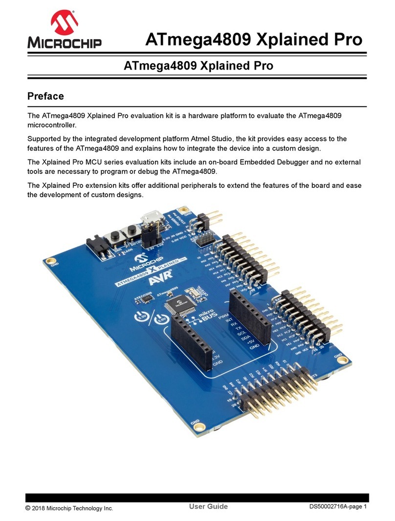 Microchip Technology ATmega4809 Xplained Pro User manual